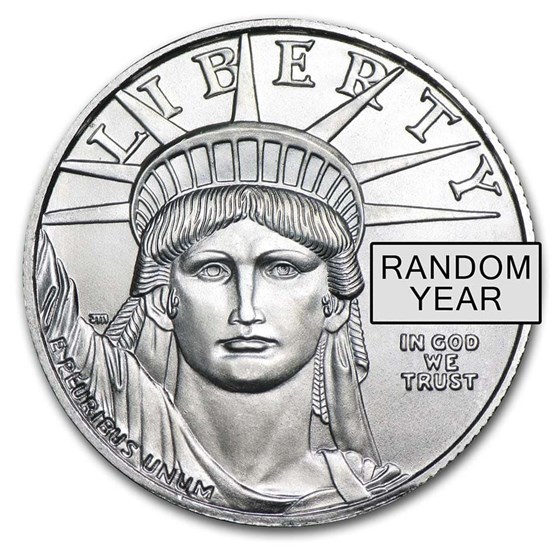 1/2 oz Platinum American Eagle BU (Random Year) 1/2 oz Platinum American Eagle BU (Random Year)